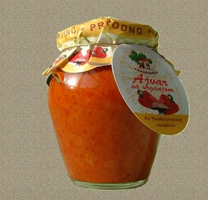 Varošanka doo Nova Varoš Ajvar sa vrganjima Varošanka doo Nova Varoš Ajvar sa vrganjima